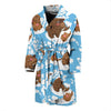 Mammoth Ice Age Pattern Print Men Long Robe-grizzshop