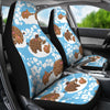 Mammoth Ice Age Pattern Print Universal Fit Car Seat Covers-grizzshop