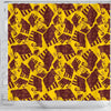 Mammoth Pattern Print Bathroom Shower Curtain-grizzshop