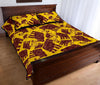 Mammoth Pattern Print Bed Set Quilt-grizzshop