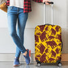 Mammoth Pattern Print Luggage Cover Protector-grizzshop