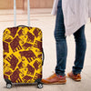 Mammoth Pattern Print Luggage Cover Protector-grizzshop