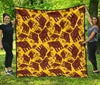 Mammoth Pattern Print Quilt-grizzshop