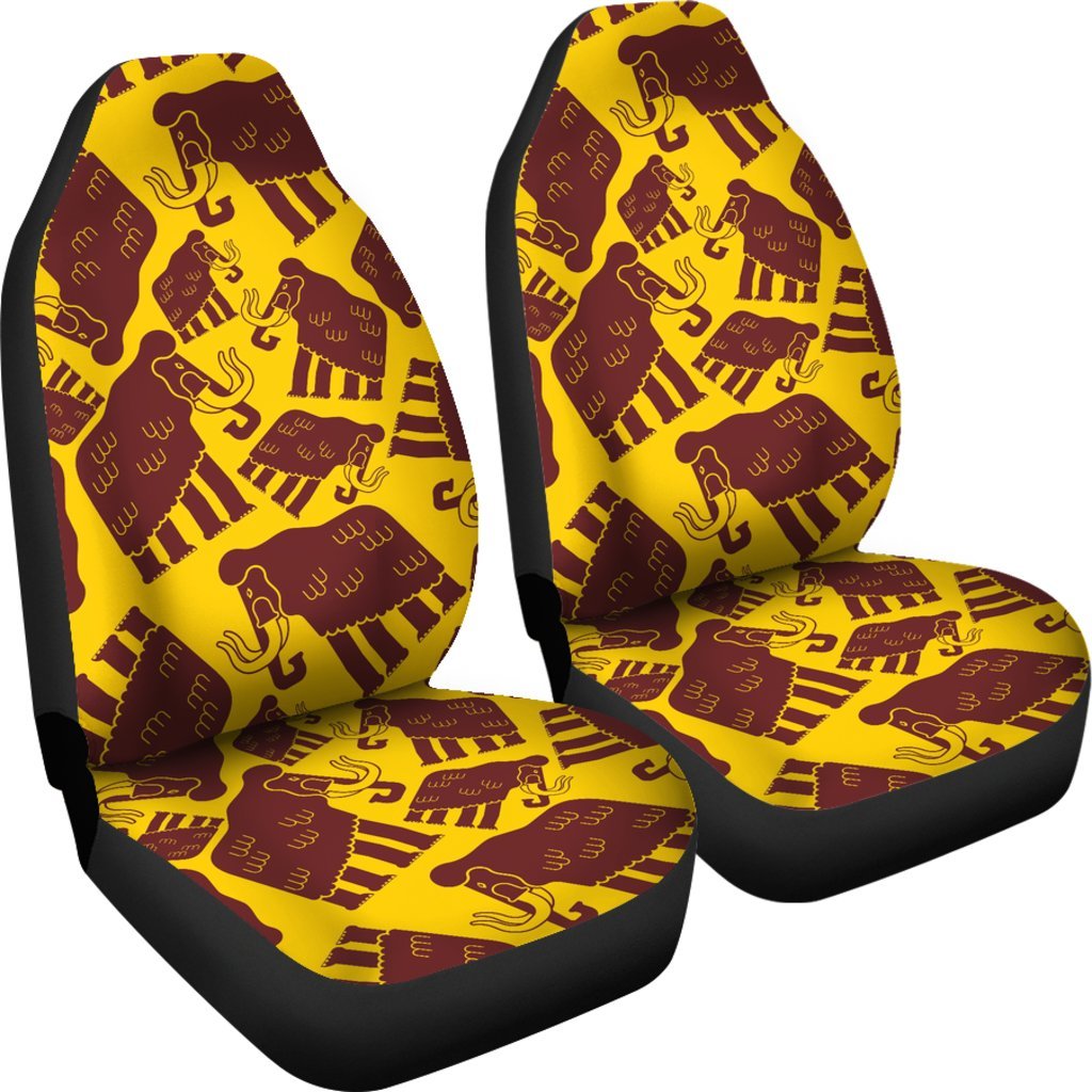 Mammoth Pattern Print Universal Fit Car Seat Covers-grizzshop