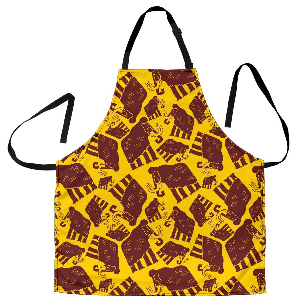Mammoth Pattern Print Women's Apron-grizzshop