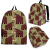 Mammoth Print Pattern Backpack-grizzshop