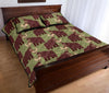 Mammoth Print Pattern Bed Set Quilt-grizzshop