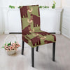 Mammoth Print Pattern Chair Cover-grizzshop