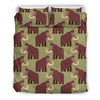 Mammoth Print Pattern Duvet Cover Bedding Set-grizzshop