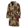 Mammoth Print Pattern Men Long Robe-grizzshop