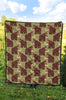 Mammoth Print Pattern Quilt-grizzshop