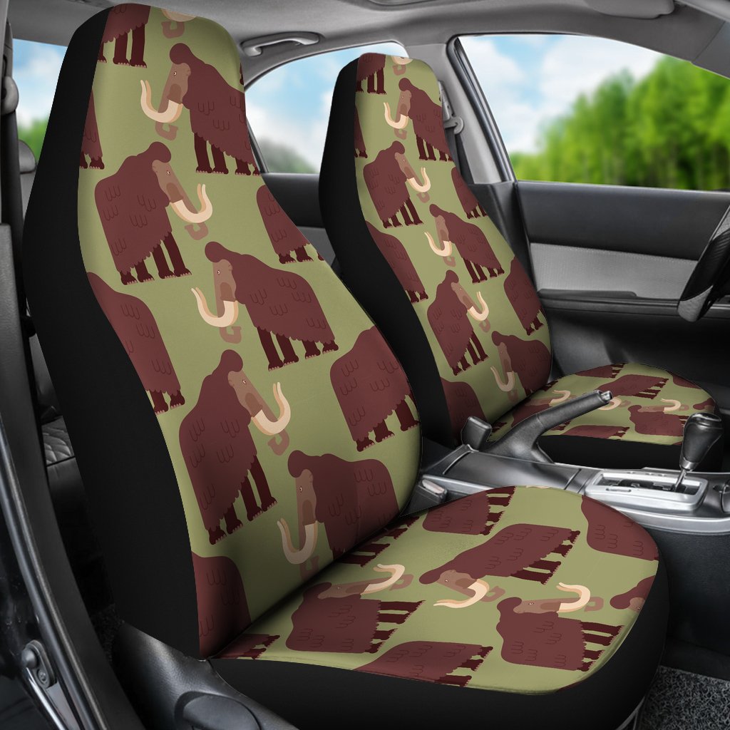 Mammoth Print Pattern Universal Fit Car Seat Covers-grizzshop