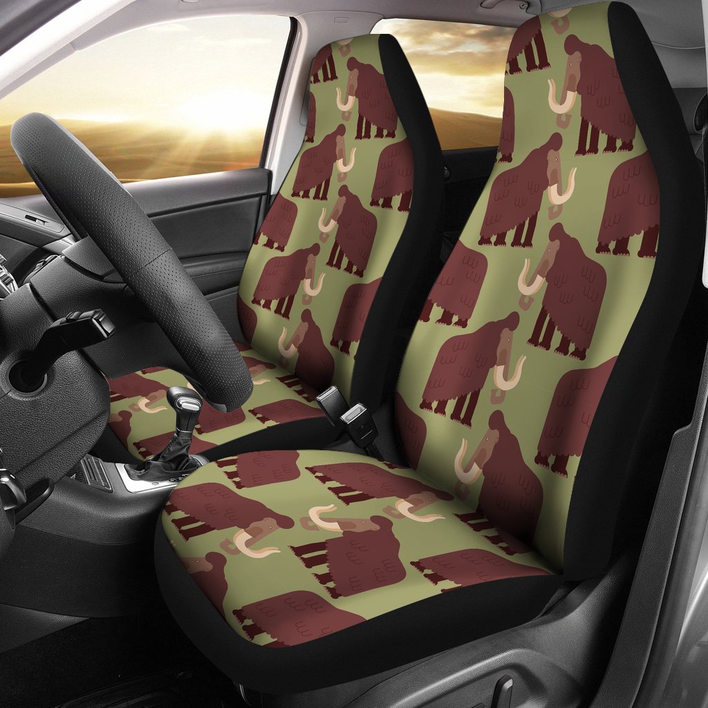 Mammoth Print Pattern Universal Fit Car Seat Covers-grizzshop