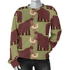 Mammoth Print Pattern Women's Sweatshirt-grizzshop