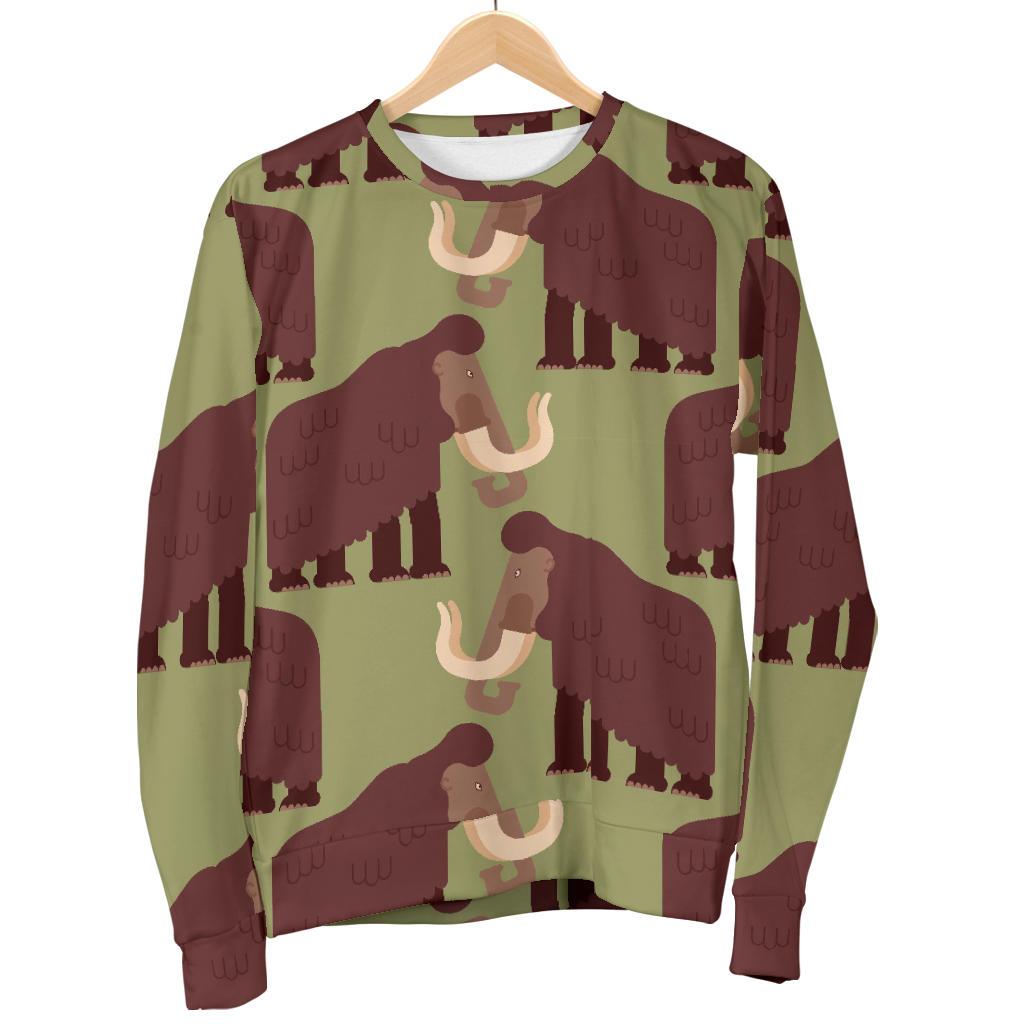 Mammoth Print Pattern Women's Sweatshirt-grizzshop