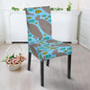 Manatee Pattern Print Chair Cover-grizzshop