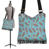 Manatee Pattern Print Crossbody Bags-grizzshop