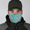 Manatee Pattern Print Face Mask-grizzshop