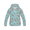 Manatee Pattern Print Men Pullover Hoodie-grizzshop