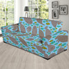 Manatee Pattern Print Sofa Covers-grizzshop