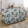 Manatee Print Pattern Loveseat Cover-grizzshop