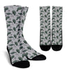 Manatee Print Pattern Unisex Crew Socks-grizzshop