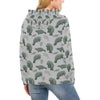 Load image into Gallery viewer, Manatee Print Pattern Womwn Pullover Hoodie-grizzshop