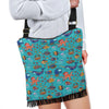 Manatee Whale Fish Octopus Pattern Print Crossbody Bags-grizzshop