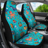 Manatee Whale Fish Octopus Pattern Print Universal Fit Car Seat Cover-grizzshop