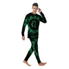 Mandala Anahata Chakra Print Men's Pajamas-grizzshop