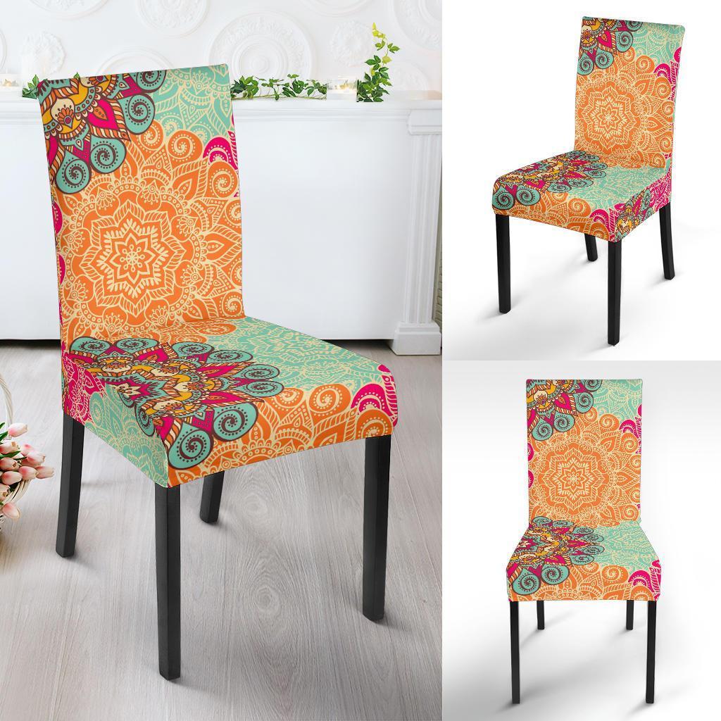 Mandala Bohemian Boho Pattern Print Chair Cover-grizzshop