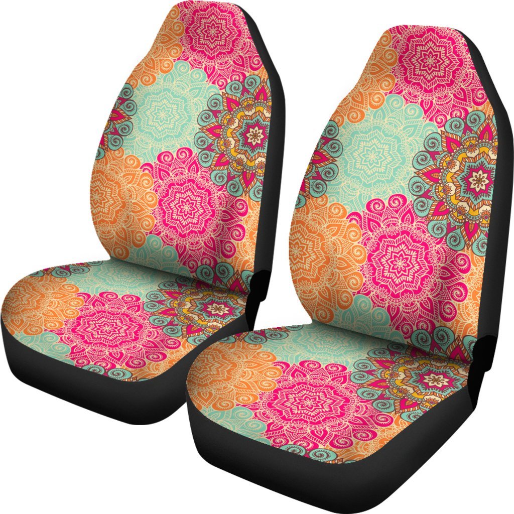 Mandala Bohemian Boho Pattern Print Universal Fit Car Seat Cover-grizzshop