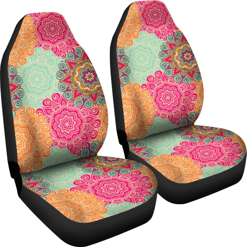 Mandala Bohemian Boho Pattern Print Universal Fit Car Seat Cover-grizzshop