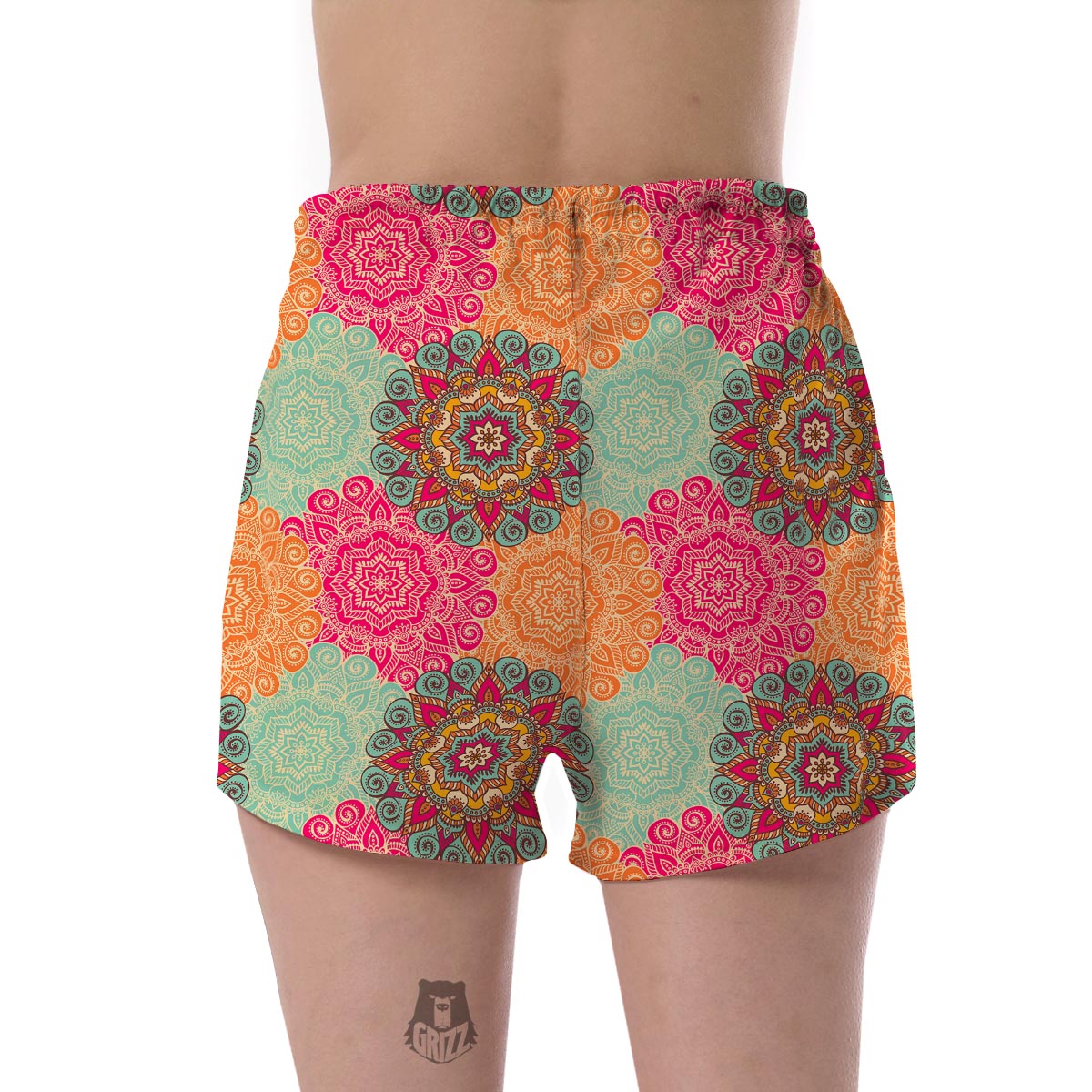 Mandala Bohemian Boho Pattern Print Women's Shorts-grizzshop