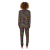 Mandala Bohemian Rectangle Print Pattern Women's Pajamas-grizzshop