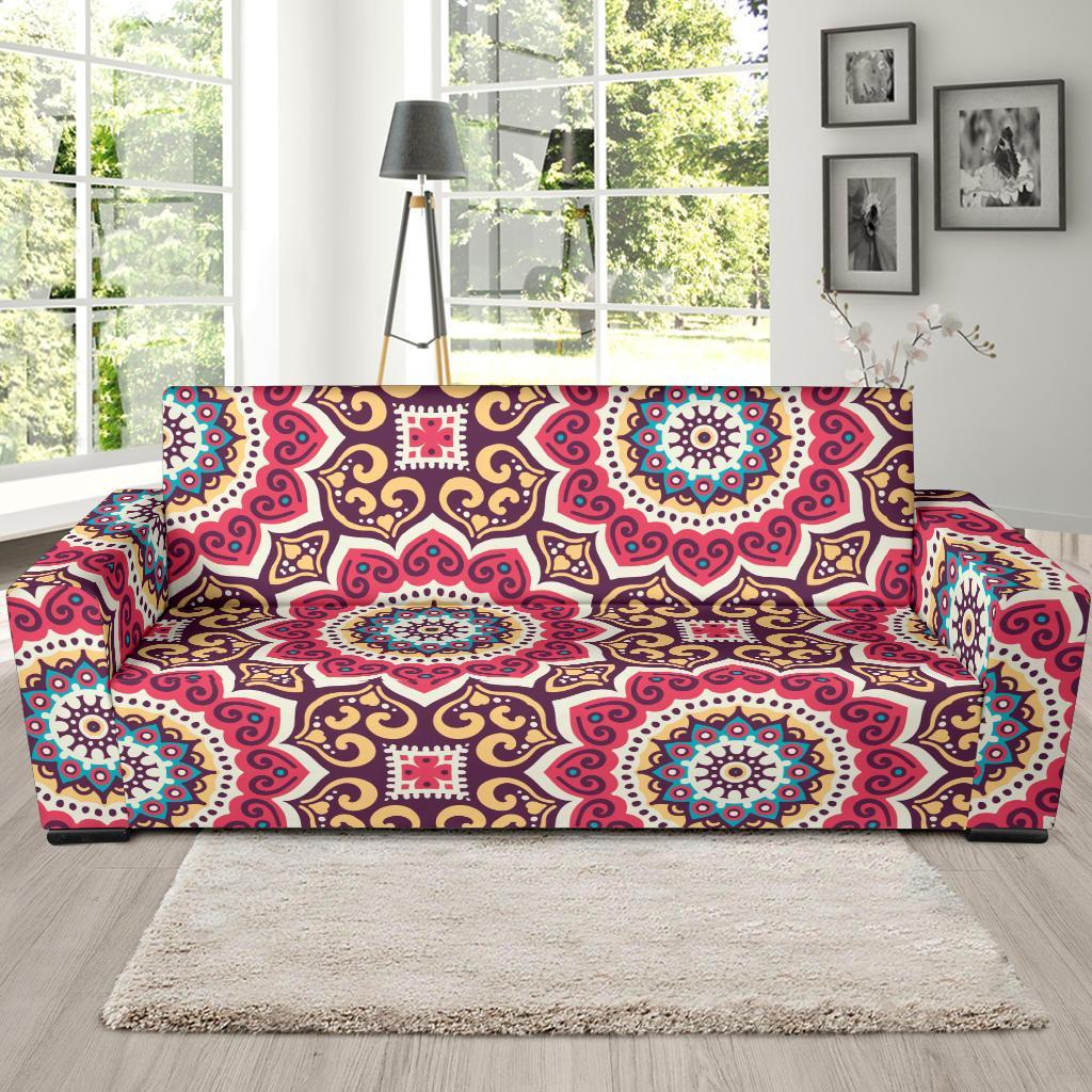 Mandala Boho Bohemian Pattern Print Sofa Covers-grizzshop