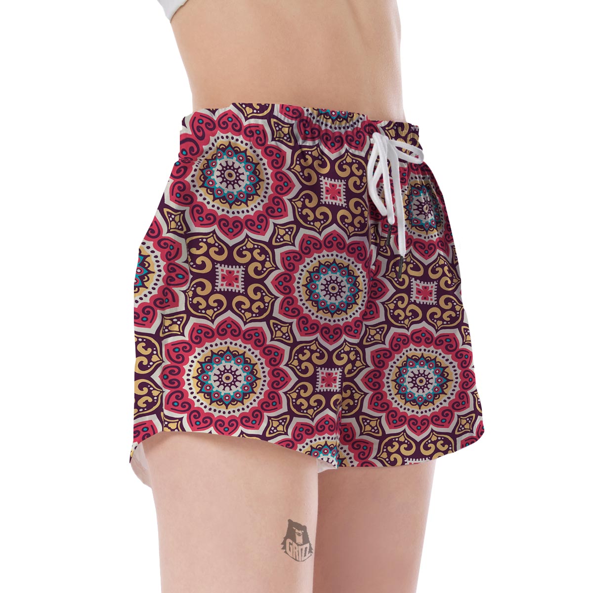 Mandala Boho Bohemian Pattern Print Women's Shorts-grizzshop