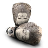 Mandala Buddha Beige Print Boxing Gloves-grizzshop