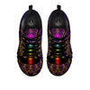 Mandala Seven Chakras Print Black Sneaker-grizzshop