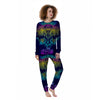 Mandala Spiritual Elephant Print Women's Pajamas-grizzshop