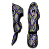 Mandala Thai Print Pattern Muay Thai Shin Guards-grizzshop