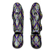 Mandala Thai Print Pattern Muay Thai Shin Guards-grizzshop