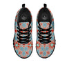 Mandala Triangle Bohemian Print Pattern Black Sneaker-grizzshop