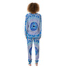 Mandala Vishuddha Chakra Print Women's Pajamas-grizzshop