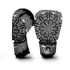 Load image into Gallery viewer, Mandala White And Black Print Boxing Gloves-grizzshop
