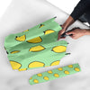 Mango Cute Pattern Print Automatic Foldable Umbrella-grizzshop