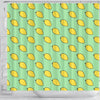 Mango Cute Pattern Print Bathroom Shower Curtain-grizzshop