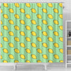 Mango Cute Pattern Print Bathroom Shower Curtain-grizzshop