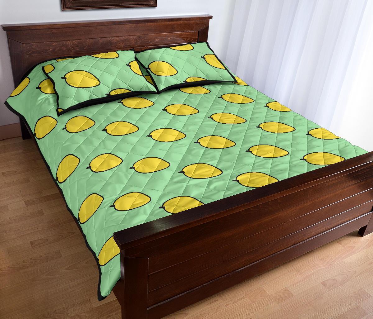 Mango Cute Pattern Print Bed Set Quilt-grizzshop