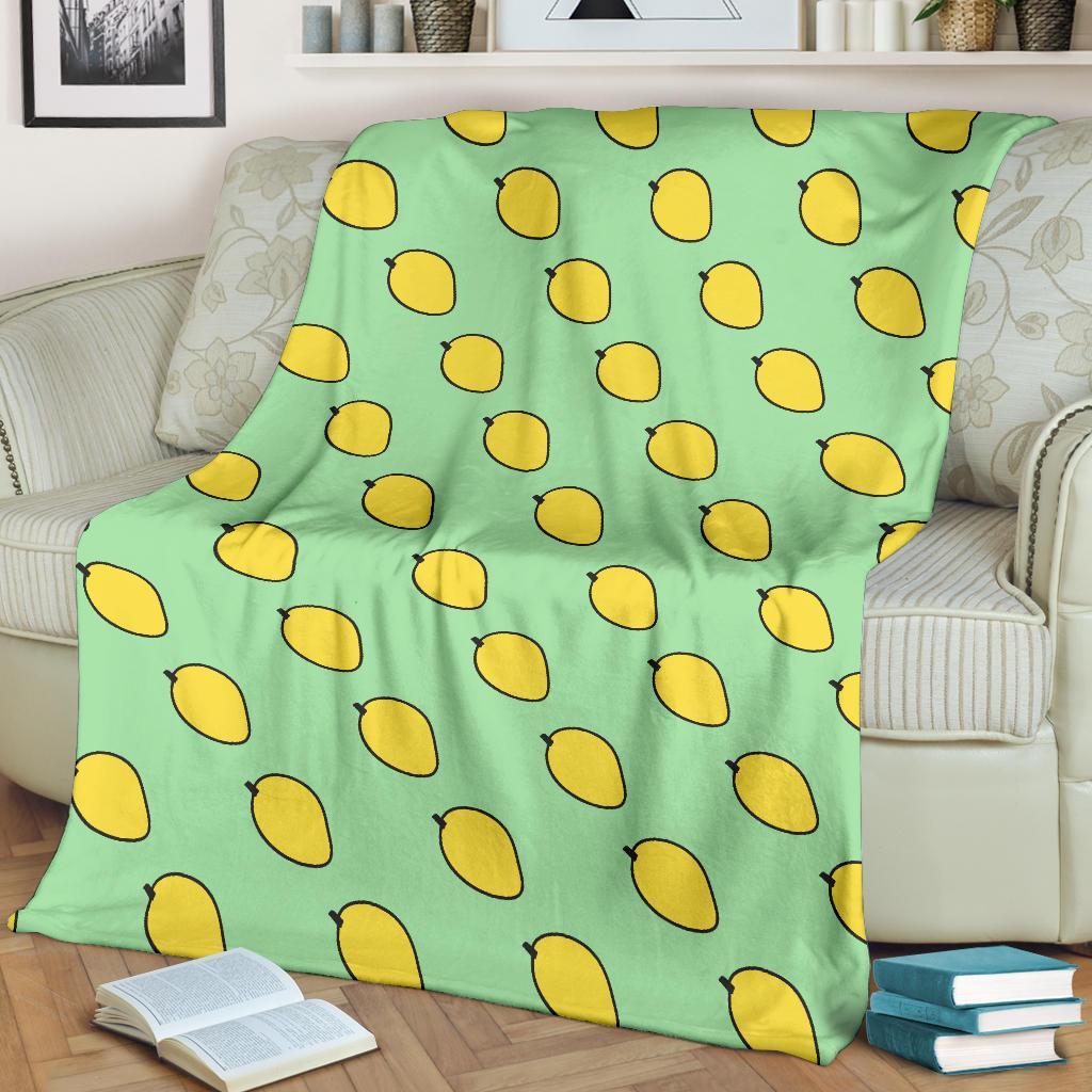 Mango Cute Pattern Print Blanket-grizzshop